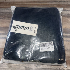 Aititia Men's Biker Zipper Dark Blue Jeans Size 34 New with Tags